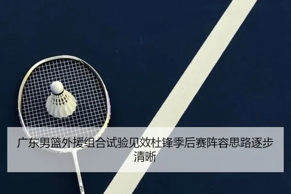 广东男篮外援组合试验见效杜锋季后赛阵容思路逐步清晰
